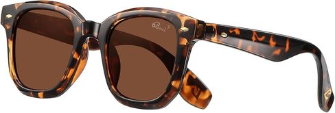 Bevi Retro Polarized Sunglasses Unisex Lightweight Temple UV 400 Protection Fashion Eyewear for Women Men in Saudi Arabia