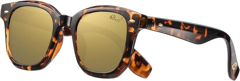 Bevi Retro Polarized Sunglasses Unisex Lightweight Temple UV 400 Protection Fashion Eyewear for Women Men in Saudi Arabia