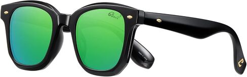 Bevi Retro Polarized Sunglasses Unisex Lightweight Temple UV 400 Protection Fashion Eyewear for Women Men in Saudi Arabia