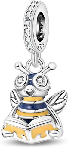 925 Sterling Silver Charm Beads for Women Travel Graduation Mother's Day Christmas Charms for Bracelets and Necklaces Gift for Women in Kuwait