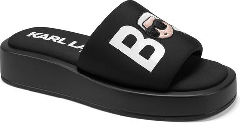 KARL LAGERFELD womens Opal Bonjour Platform Sandal in Kuwait