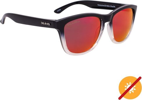 Del Sol Solize Color-Changing Sunglasses, 100% UVA and UVB Blocking Protection in Saudi Arabia