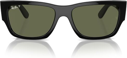 Ray-Ban Rb0947sf Carlos Low Bridge Fit Rectangular Sunglasses in Kuwait