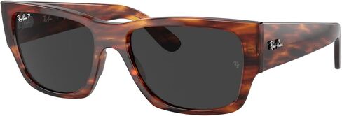 Ray-Ban Rb0947sf Carlos Low Bridge Fit Rectangular Sunglasses in Kuwait