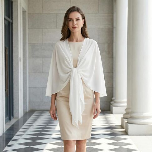 Sheer Chiffon Shawl and Wraps Scarf for Women Formal Evening Dress Bridal Bridesmaid Wedding in Saudi Arabia