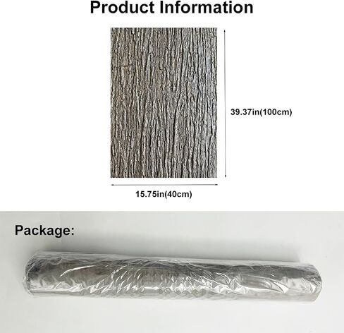 15.75x39.37inch Artificial Tree Bark - Realistic Decoration for Terrariums, Reptile Habitats & DIY Crafts, Tree Bark Panel for Indoor&Outdoor Decor. in Kuwait