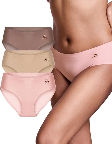 MAROON Nude Seamless Underwear for Women, Mid Rise Panties for Women, Sexy No Show Panties for Women, Invisible Ladies in Kuwait