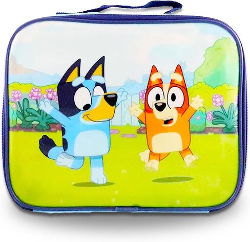 حقيبة ظهر صغيرة من Bluey مع مجموعة حقيبة غداء - حزمة مع حقيبة مدرسية مقاس 11 بوصة، وصندوق غداء، وزجاجة مياه، وملصقات، والمزيد | حقيبة ظهر صغيرة Bluey للأطفال والفتيات in Kuwait