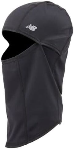New Balance Lightweight Balaclava for Men & Women, Moisture-Wicking Performance Fabric Stretch Fit, Reflective Logo All-Season Face Cover Black in Saudi Arabia