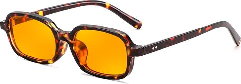 FEISEDY Trend Rectangular Sunglasses for Women Men,Vintage Small Square Skinny Y2k 90s Sun Glasses B9189 in Kuwait
