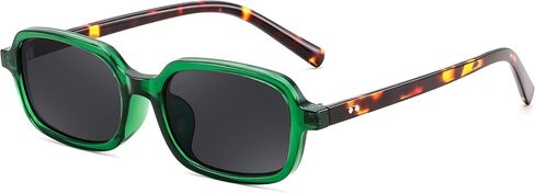 FEISEDY Trend Rectangular Sunglasses for Women Men,Vintage Small Square Skinny Y2k 90s Sun Glasses B9189 in Kuwait