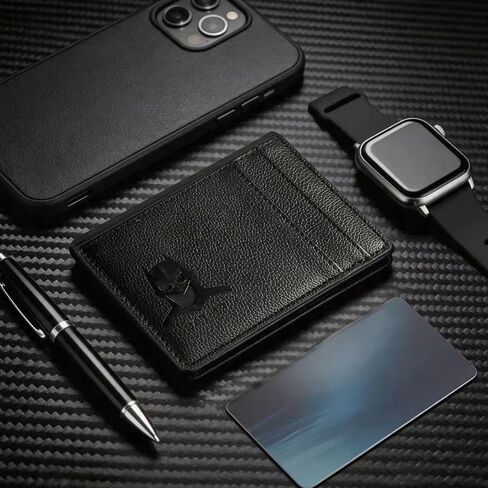 Slim Wallet Bat ID Multiple Card Slots Storing Cash Suitable for Both Men and Women, Wonderful Choice for Special Festival Bat ID Character Hollow-out Design for Wallet，Father'Day Mom'Day in Saudi Arabia