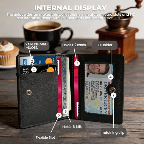 Slim Wallet Bat ID Multiple Card Slots Storing Cash Suitable for Both Men and Women, Wonderful Choice for Special Festival Bat ID Character Hollow-out Design for Wallet，Father'Day Mom'Day in Saudi Arabia