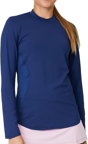 SOFIBELLA UV Staples Sun Protection Womens Long Sleeve Tennis Shirt in Saudi Arabia