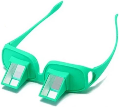 Lazy Glasses 90 Degree Horizontal Prism Glasses for Laying Down Reading and Watching TV Lazy Spectacles Glasses Over Glasses HD Reading Glasses, Myopia Presbyopic usable, Neck Pain Relief, Unisex in Saudi Arabia