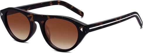 Haqptul Retro Oval Cat Eye Sunglasses for Women Trendy Small Narrow Frame Shades Vintage in Kuwait