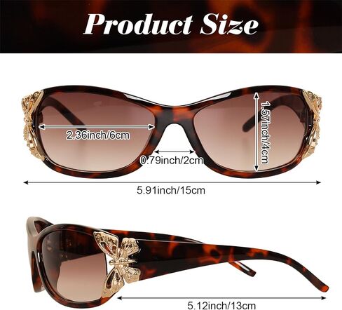Avxdbr 2 Pack Women Oversized Sunglasses Y2K Fashion UV400 Butterfly Sunglasses Set Gradient Lens Sun Glasses for Women Beach Travel Driving Outdoor Summer Eyewear in Saudi Arabia
