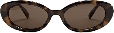VISOONE Vintage Oval Sunglasses for Women Retro 90s Y2K Trendy Thick Frame UV400 JALIN in Kuwait
