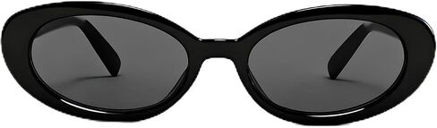 VISOONE Vintage Oval Sunglasses for Women Retro 90s Y2K Trendy Thick Frame UV400 JALIN in Kuwait