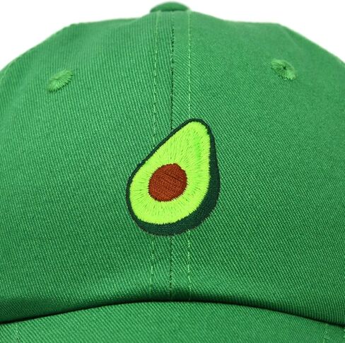DALIX Green Avocado Hat Mens Womens Food Baseball Cap Washed in Kuwait