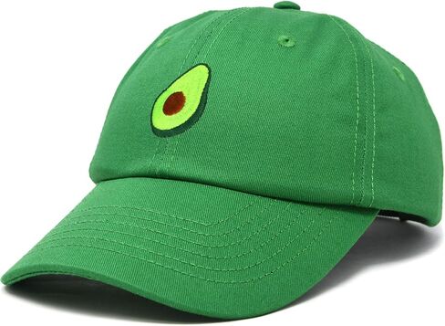 DALIX Green Avocado Hat Mens Womens Food Baseball Cap Washed in Kuwait