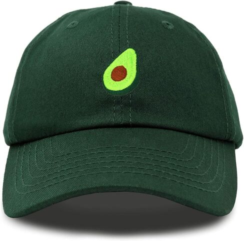 DALIX Green Avocado Hat Mens Womens Food Baseball Cap Washed in Kuwait