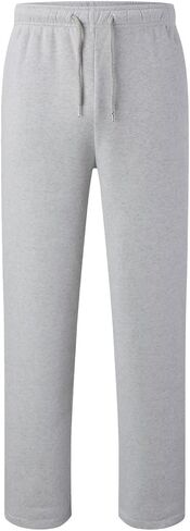 Fleece Sweatpants for Boy Teens Athletic Baggy Sweat Pants Kids Joggers Open Bottom with Pockets Winter 4-15 Year Old in Saudi Arabia