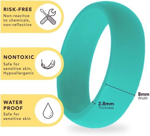 Personalized You are Loved Neon Personalized Silicone Ring, Cancer Support Ring, Cancer Awareness Ring for Women in Saudi Arabia