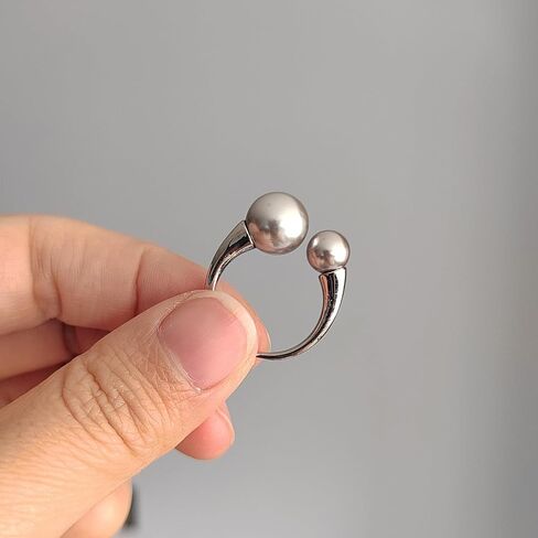 Grey Pearl Ring for Women in Saudi Arabia