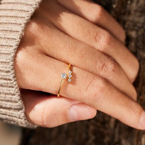 STORYJEWELLERY خواتم من الفضة الإسترلينية 925، خاتم الخنصر للنساء، خاتم الإبهام، خواتم دائرية للنساء، هدايا نسائية فريدة in Kuwait