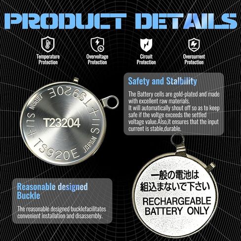 3023.24Y (T23204) Replacement Battery for Seiko Capacitor | Compatible with Caliber VS32/V142/V145/V157/V158/V14J/TS920E in Saudi Arabia