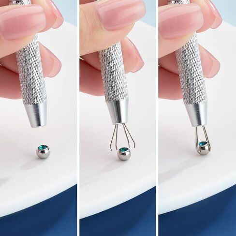 Piercing Tools For Changing Jewelry - Threader Piercing Changing Tool with Ball Grabber - Flat Back Earring Nose Taper Insertion Tool Body Jewelry Tools Flatback Screw Kit 16g 18g in Saudi Arabia