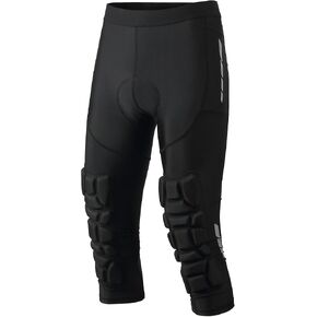 Topeter Men’s 3D Padded Bike Pants, Compression Capri Leggings with Knee Pads & Reflective Strips for Bicycle Biking Riding in Saudi Arabia