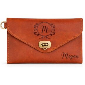Personalized Leather RFID Wallet for Women – Customizable with Couple Names and Special Messages – Thoughtful Gift for Girlfriends, Mothers, and Women – Ideal Gift for Valentine’s Day and Mother’s Day in Saudi Arabia