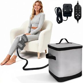 Ice Machine for Knee After Surgery Cold Therapy Machine with Programmable Timer & Remote, Portable Foldable Knee Ice Machine for Post-Surgery Cryotherapy for Swelling & Joint Pain Relief (Grey) in Saudi Arabia