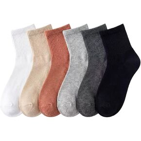 Women's Quarter Crew Socks, Lightweight Casual Above Ankle Socks for Women, Breathable Smooth Toe in Saudi Arabia