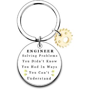 Engineer Gifts, Engineering Keychain for Men Funny, Cool Gifts for Engineers, Graduation Gift for Him, Mathematics Structural Engineering Key Ring in Saudi Arabia