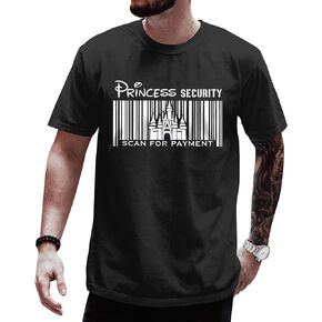 Men's Princess Security Team Shirt Magical Kingdom T Shirt Dad Birthday Party Family Trip Short Sleeve Tees Tops in Saudi Arabia