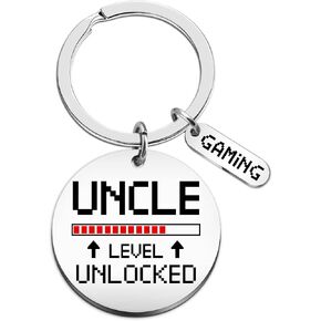 Best Uncle Gifts for Fathers Day Gift for Uncle Birthday Gifts from Niece Nephew Best Uncles Ever Keychain Birthday Fathers Day Thanksgiving Uncles Level Unlocked in Saudi Arabia