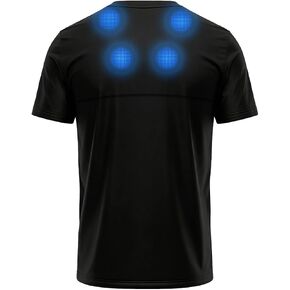 MEGELIN T-Shirt for Men to Relief Back Black in Saudi Arabia