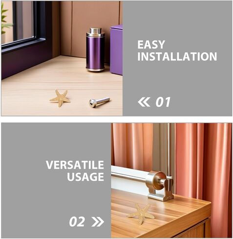 SUPVOX 2pcs Star Shaped Cabinet Handles for ’ Closet Doors, Small Brass Drawer Pulls with Ocean Theme, Nautical Star Knobs for ’s Wardrobe and Dresser in Kuwait