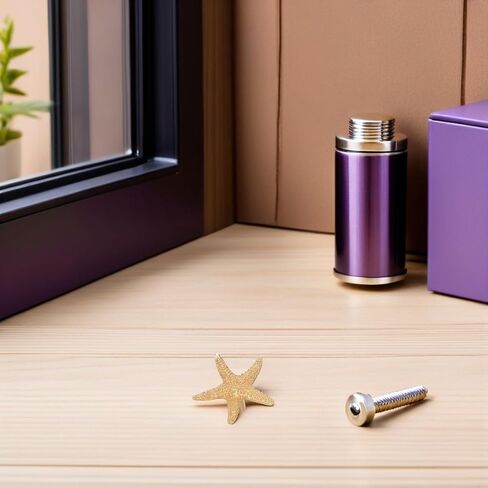 VILLCASE 2pcs Star Shaped Cabinet Door Handles Brass Pull Knobs for Room Wardrobe Dresser Drawer Hardware Nautical Ocean Theme Bedroom Decor in Kuwait