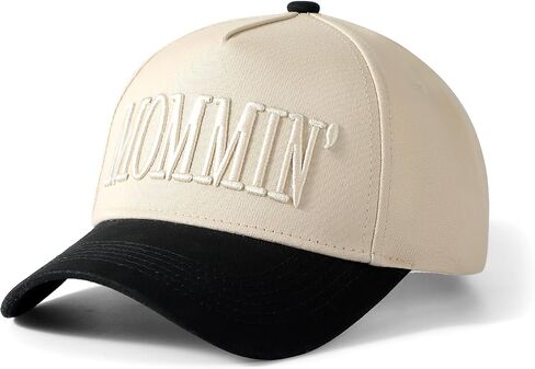Mom Hat Mommin Trucker Hat 3D Embroidery Adjustable Baseball Cap for Women Mothers Day Great Gifts for Mom Wife Stepmom in Saudi Arabia