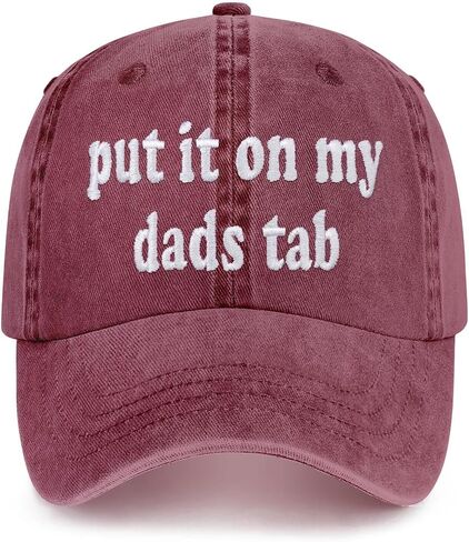 ضعها على قبعة My Dads Tab، قبعات سائقي الشاحنات الكلاسيكية المضحكة، قبعة قابلة للتعديل للرجال والنساء، قبعة بيسبول كلاسيكية in Kuwait