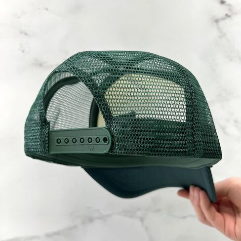 Custom Embroidered Foam Trucker Hat, Personalized Mesh Snapback Cap, Add Your Own Text, Name & Quote, Custom Thread & Font Options for Men & Women White in Saudi Arabia