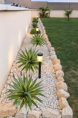 Hollyone 21 Inch Artificial Agave Plants Large Size Fake Agave Plant Stems Realistic UV Resistant Faux Succulent Crafting DIY Greenery Unpotted for Indoor Outdoor Home Decor, Set of 2 in Kuwait