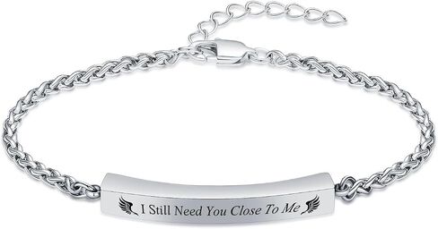 Oinsi Cremation Jewelry Urn Bracelet for Ashes for Women Men Adjustable Memorial Ashes Keepsake Bangle Manmade Rope Braided Bracelet in Kuwait