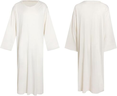 Mens Shepherd Costume Adult Jesus Robe Nativity Church Cosplay Outfit Biblical Times Tunic Dress Up Suit in Saudi Arabia