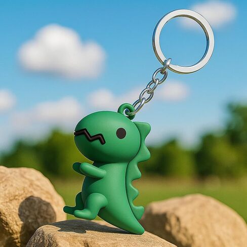 Dinosaur Keychain – Green Dino Charm for Women Bag Charms,Funny Keychians Gifts for Son, Girls, Boys & Fans of Whimsical Style in Saudi Arabia