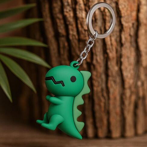 Dinosaur Keychain – Green Dino Charm for Women Bag Charms,Funny Keychians Gifts for Son, Girls, Boys & Fans of Whimsical Style in Saudi Arabia
